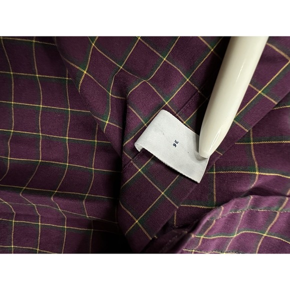 Polo Ralph Lauren Shirt Mens Large Long Sleeve Button Up Purple Check - Picture 7 of 11
